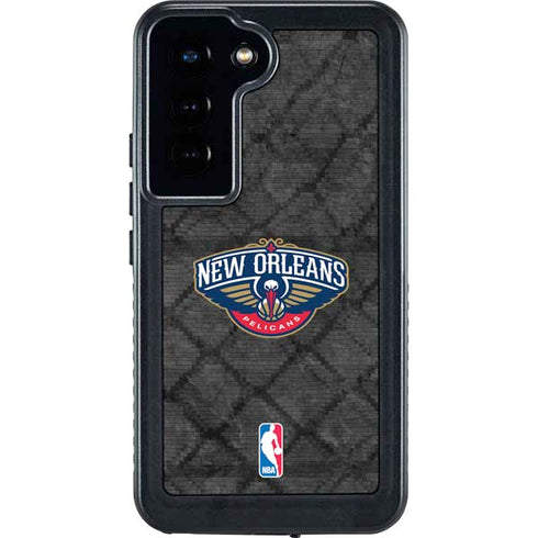 NBA New Orleans Pelicans Dark Rust Galaxy S24 Waterproof Case