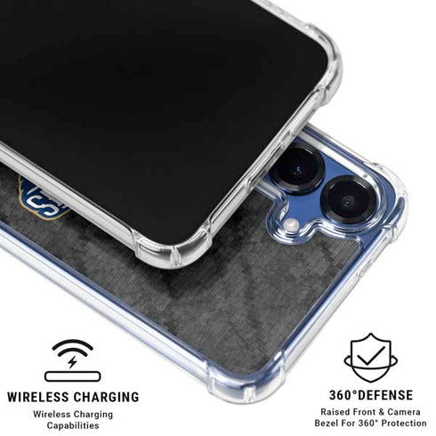 NBA New Orleans Pelicans Dark Rust Galaxy S25 Plus Clear Case