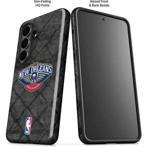 NBA New Orleans Pelicans Dark Rust Galaxy S26 Plus Impact Case