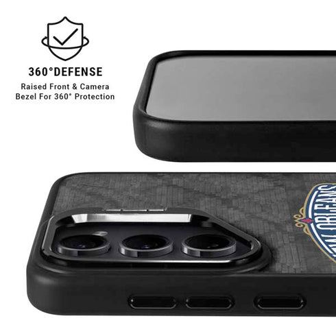 NBA New Orleans Pelicans Dark Rust Galaxy S26 Plus Kickstand Case