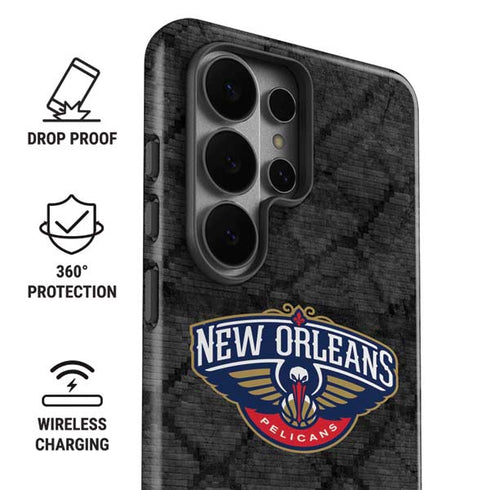 NBA New Orleans Pelicans Dark Rust Galaxy S26 Ultra Impact Case