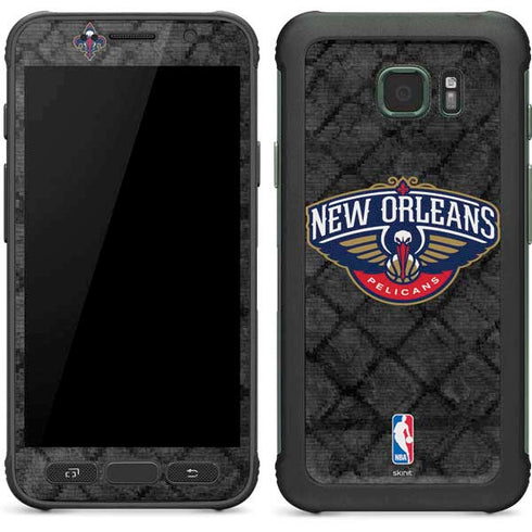 NBA New Orleans Pelicans Dark Rust Galaxy S7 Active Skin
