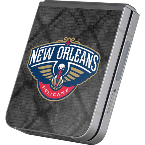 NBA New Orleans Pelicans Dark Rust Galaxy Z Flip6 Skin