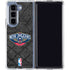 NBA New Orleans Pelicans Dark Rust Galaxy Z Fold5 5G Clear Case