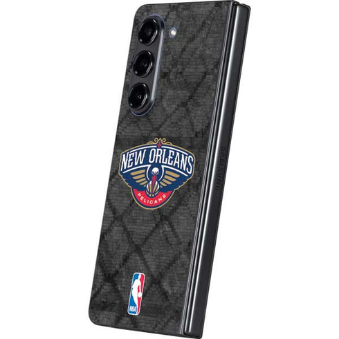 NBA New Orleans Pelicans Dark Rust Galaxy Z Fold5 5G Skin