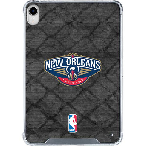 NBA New Orleans Pelicans Dark Rust iPad 11th Gen (2025) Clear Case