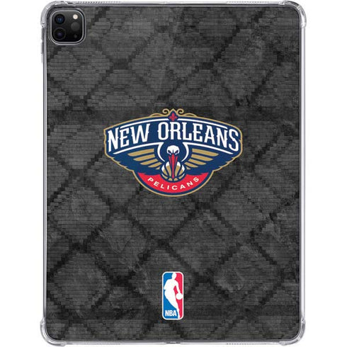 NBA New Orleans Pelicans Dark Rust iPad Pro 11in (2024) Clear Case