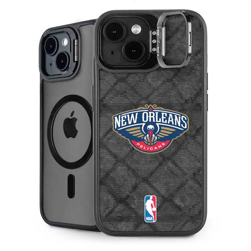 NBA New Orleans Pelicans Dark Rust iPhone 14 Kickstand Case