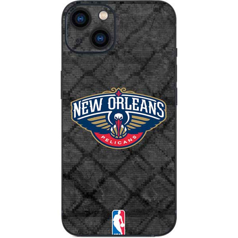 NBA New Orleans Pelicans Dark Rust iPhone Skins