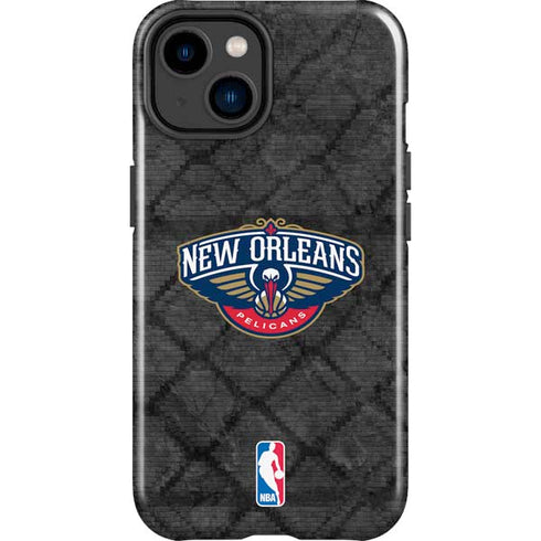 NBA New Orleans Pelicans Dark Rust iPhone 15 Impact Case