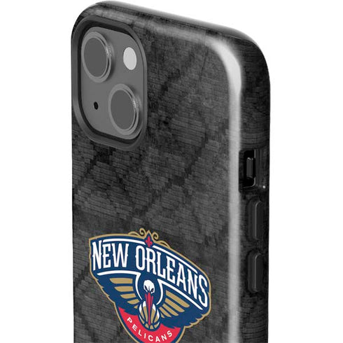 NBA New Orleans Pelicans Dark Rust iPhone 15 Impact Case
