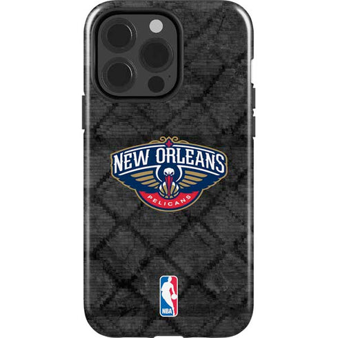 NBA New Orleans Pelicans Dark Rust iPhone 15 Pro Impact Case