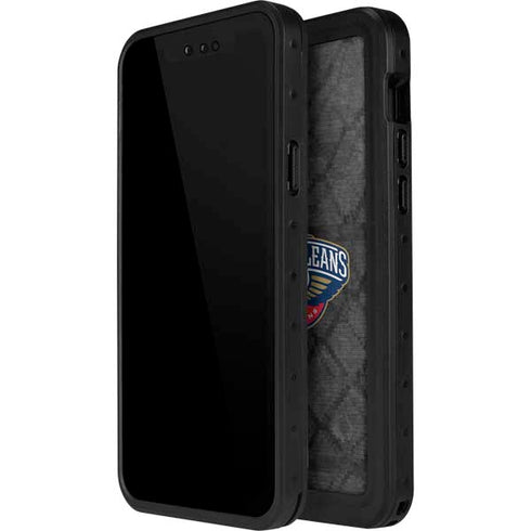 NBA New Orleans Pelicans Dark Rust iPhone 15 Pro Waterproof Case
