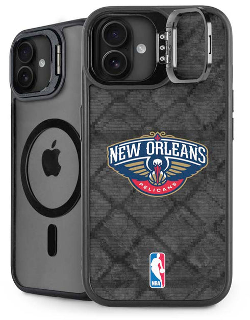 NBA New Orleans Pelicans Dark Rust iPhone 16 Kickstand Case