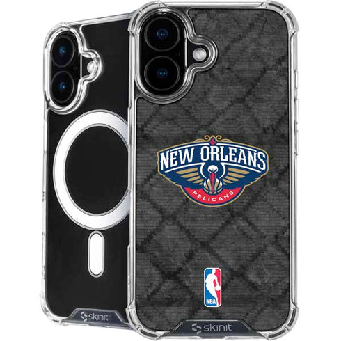 NBA New Orleans Pelicans Dark Rust iPhone 16 MagSafe Case