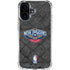 NBA New Orleans Pelicans Dark Rust iPhone 16 Plus Clear Case