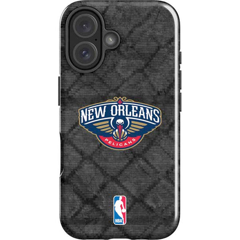 NBA New Orleans Pelicans Dark Rust iPhone 16 Plus Impact Case