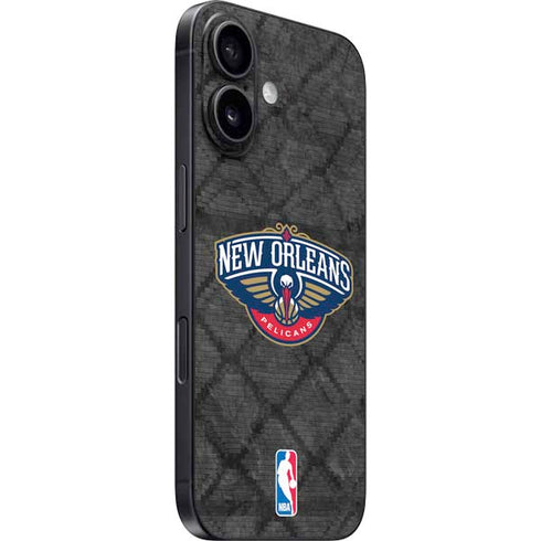 NBA New Orleans Pelicans Dark Rust iPhone 16 Plus Skin