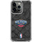NBA New Orleans Pelicans Dark Rust iPhone 16 Pro Clear Case