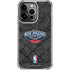 NBA New Orleans Pelicans Dark Rust iPhone 16 Pro Max Clear Case
