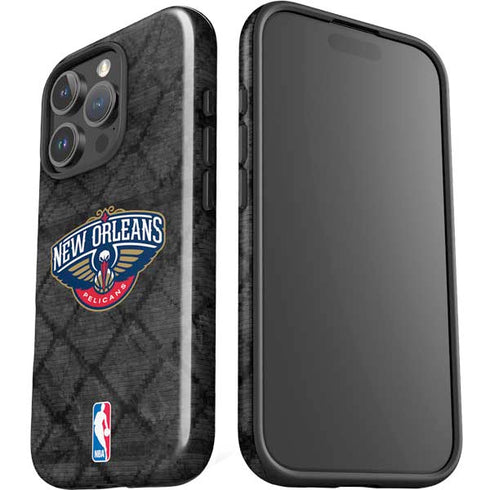 NBA New Orleans Pelicans Dark Rust iPhone 16 Pro Max Impact Case