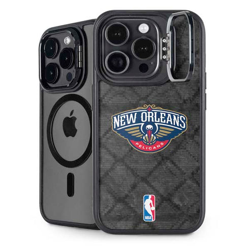 NBA New Orleans Pelicans Dark Rust iPhone 16 Pro Max Kickstand Case