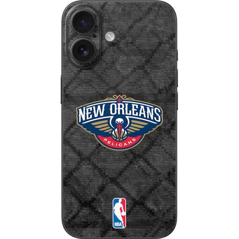 NBA New Orleans Pelicans Dark Rust iPhone 16 Skin