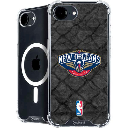 NBA New Orleans Pelicans Dark Rust iPhone 16e MagSafe Case
