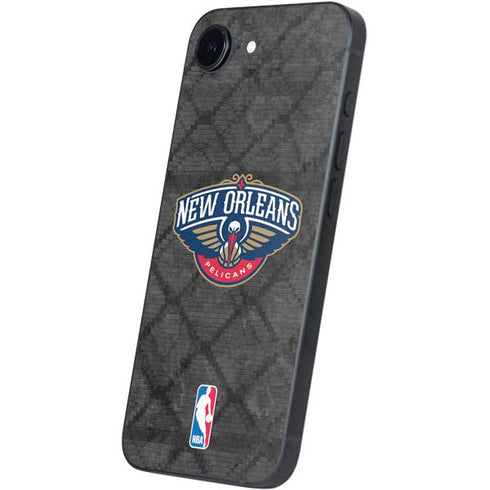 NBA New Orleans Pelicans Dark Rust iPhone 16e Skin