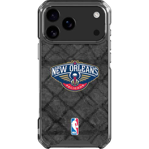 NBA New Orleans Pelicans Dark Rust iPhone 18 Pro Max Clear Case