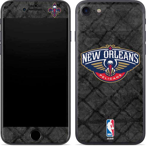NBA New Orleans Pelicans Dark Rust iPhone 7 Skin