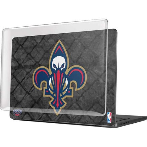 NBA New Orleans Pelicans Dark Rust MacBook Pro 14in (2021-24) Case plus Skin
