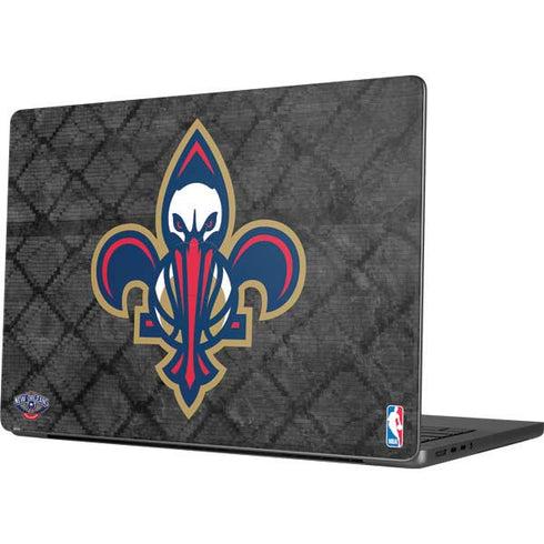 NBA New Orleans Pelicans Dark Rust Apple MacBook Pro 14-inch Skin