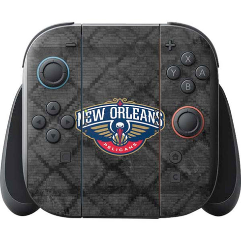 NBA New Orleans Pelicans Dark Rust Nintendo Switch 2 (2025) with Joy-Con Skin