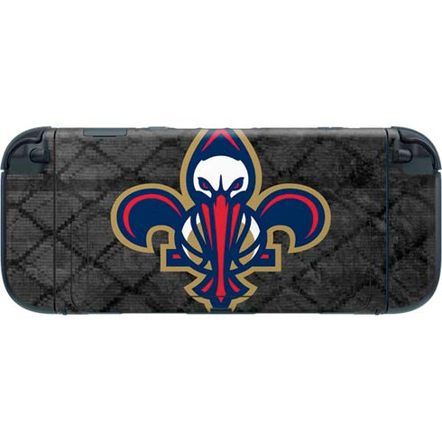 NBA New Orleans Pelicans Dark Rust Nintendo Switch 2 (2025) with Joy-Con Skin