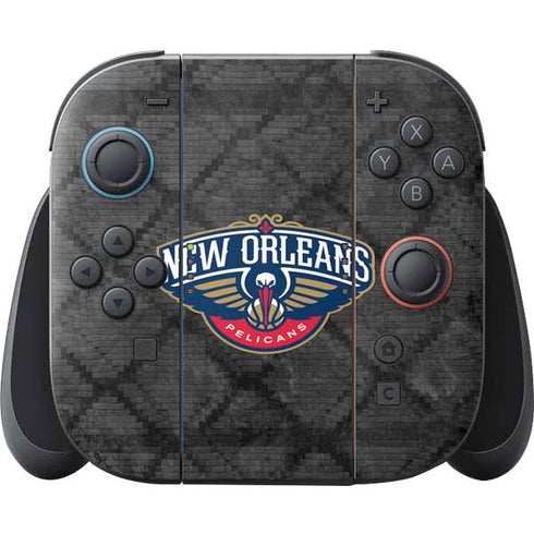 NBA New Orleans Pelicans Dark Rust Nintendo Skins