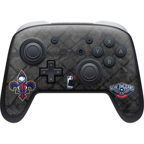 NBA New Orleans Pelicans Dark Rust Nintendo Skins