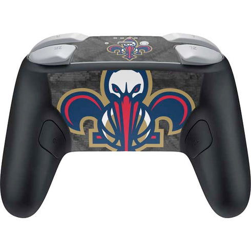 NBA New Orleans Pelicans Dark Rust Nintendo Switch 2 (2025) Pro Controller Skin