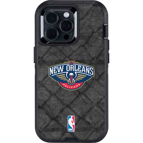 NBA New Orleans Pelicans Dark Rust Otterbox Defender iPhone Skin