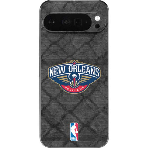 NBA New Orleans Pelicans Dark Rust Pixel 9 Pro XL Skin
