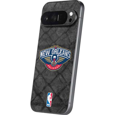 NBA New Orleans Pelicans Dark Rust Pixel 9 Pro XL Skin