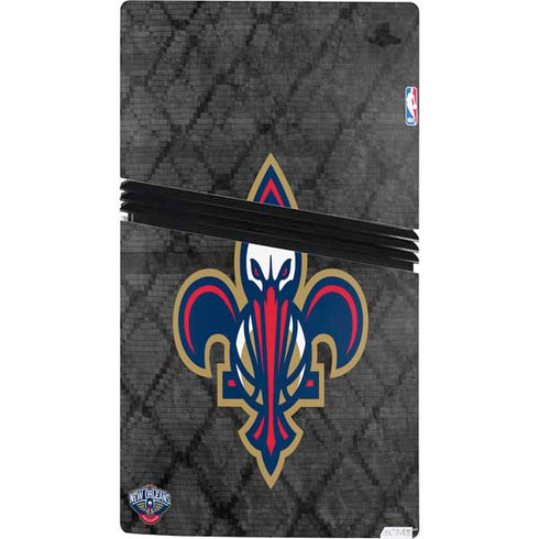 NBA New Orleans Pelicans Dark Rust PS5 Pro Console Skin