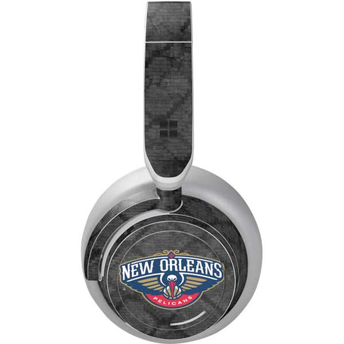 NBA New Orleans Pelicans Dark Rust Surface Headphones Skin