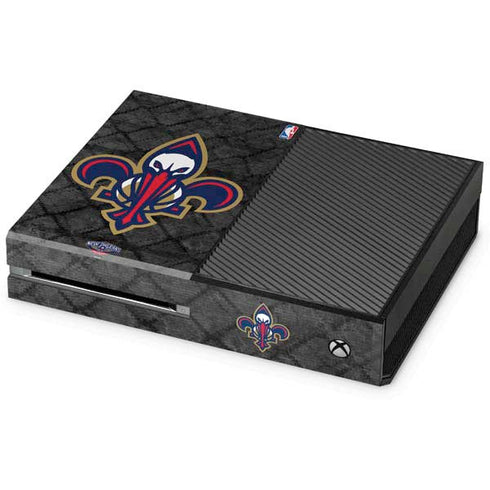 NBA New Orleans Pelicans Dark Rust Xbox One Console Skin