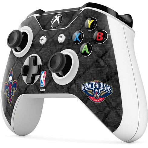 NBA New Orleans Pelicans Dark Rust Xbox One S Controller Skin