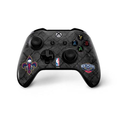 NBA New Orleans Pelicans Dark Rust Xbox One X Controller Skin