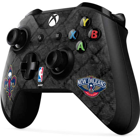 NBA New Orleans Pelicans Dark Rust Xbox One X Controller Skin