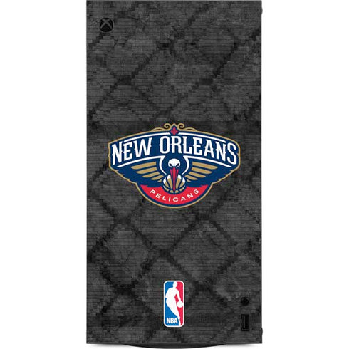 NBA New Orleans Pelicans Dark Rust XBox Series X Digital Edition Console Skin