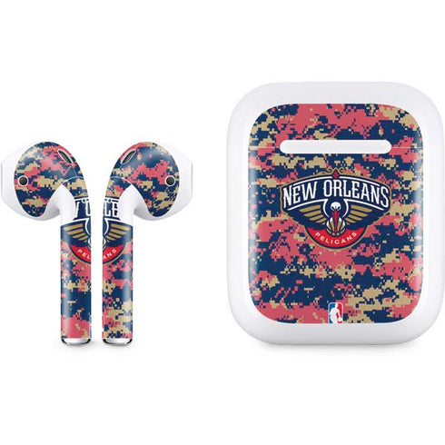 NBA New Orleans Pelicans Digi Camo Apple AirPods Skin