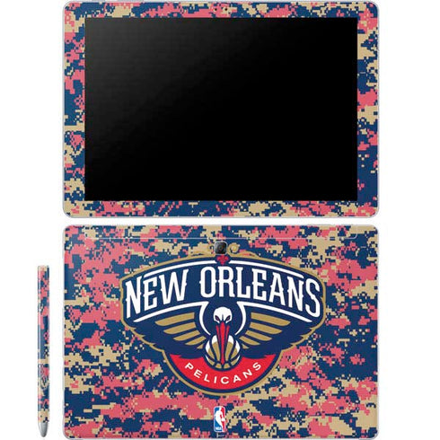 NBA New Orleans Pelicans Digi Camo Galaxy Book 12in Skin